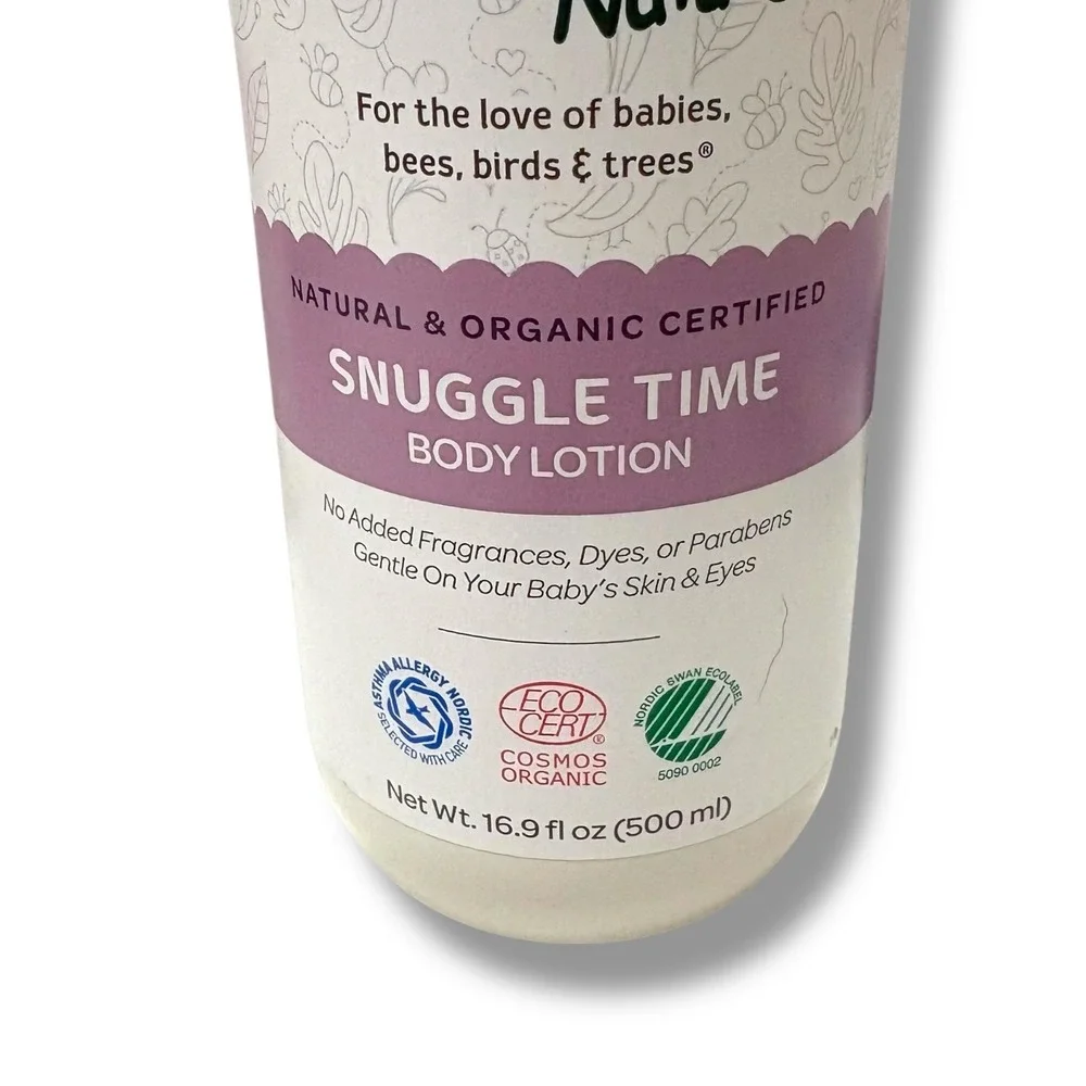 Bambo Nature Snuggle Time Body Lotion Natural Organic Gentle Baby Skin 16.9 floz